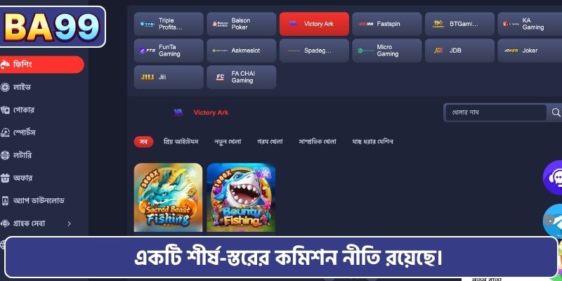 একটি শীর্ষ-স্তরের কমিশন নীতি রয়েছে।